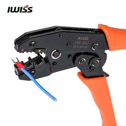 IWISS IWS-30J Crimping Tool Kit HS-30J Crimper FSA-0626 Stripper with Die Set