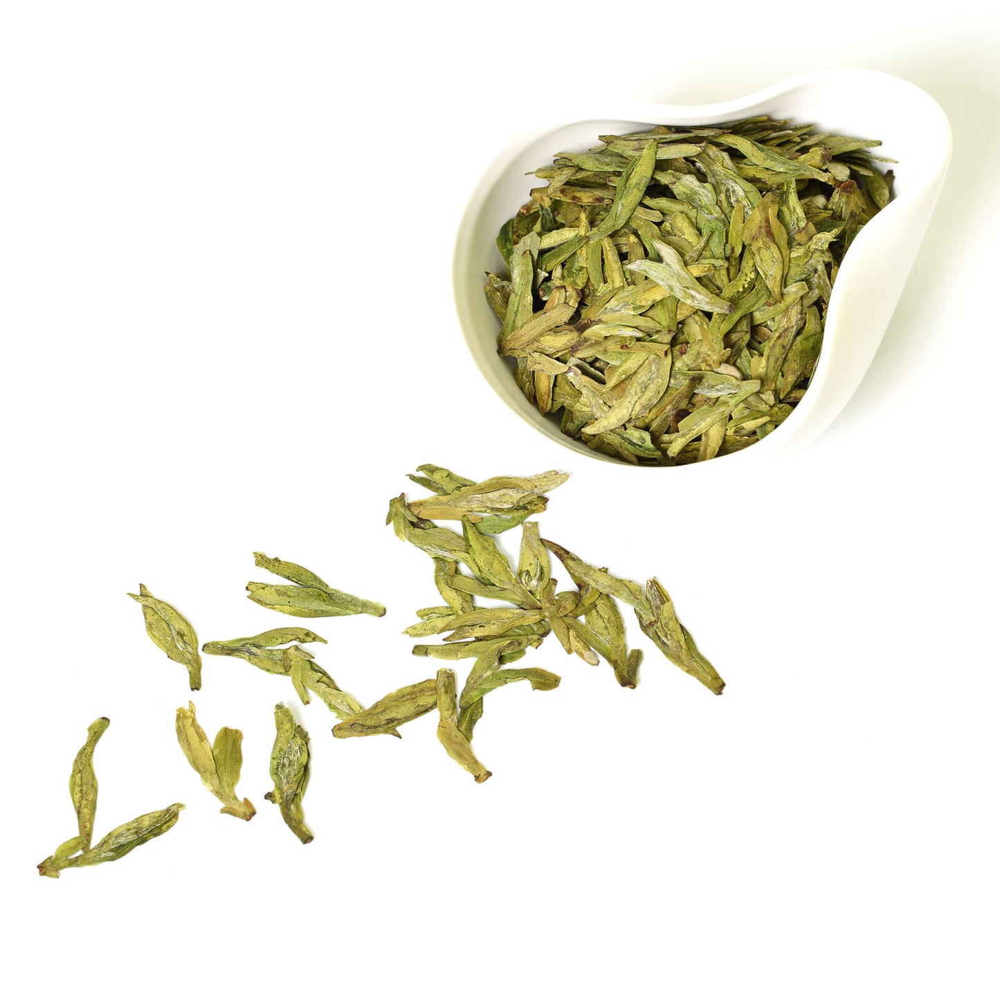 GOARTEA Nonpareil West Lake Longjing Chinese Green Tea Scattered Leaves
