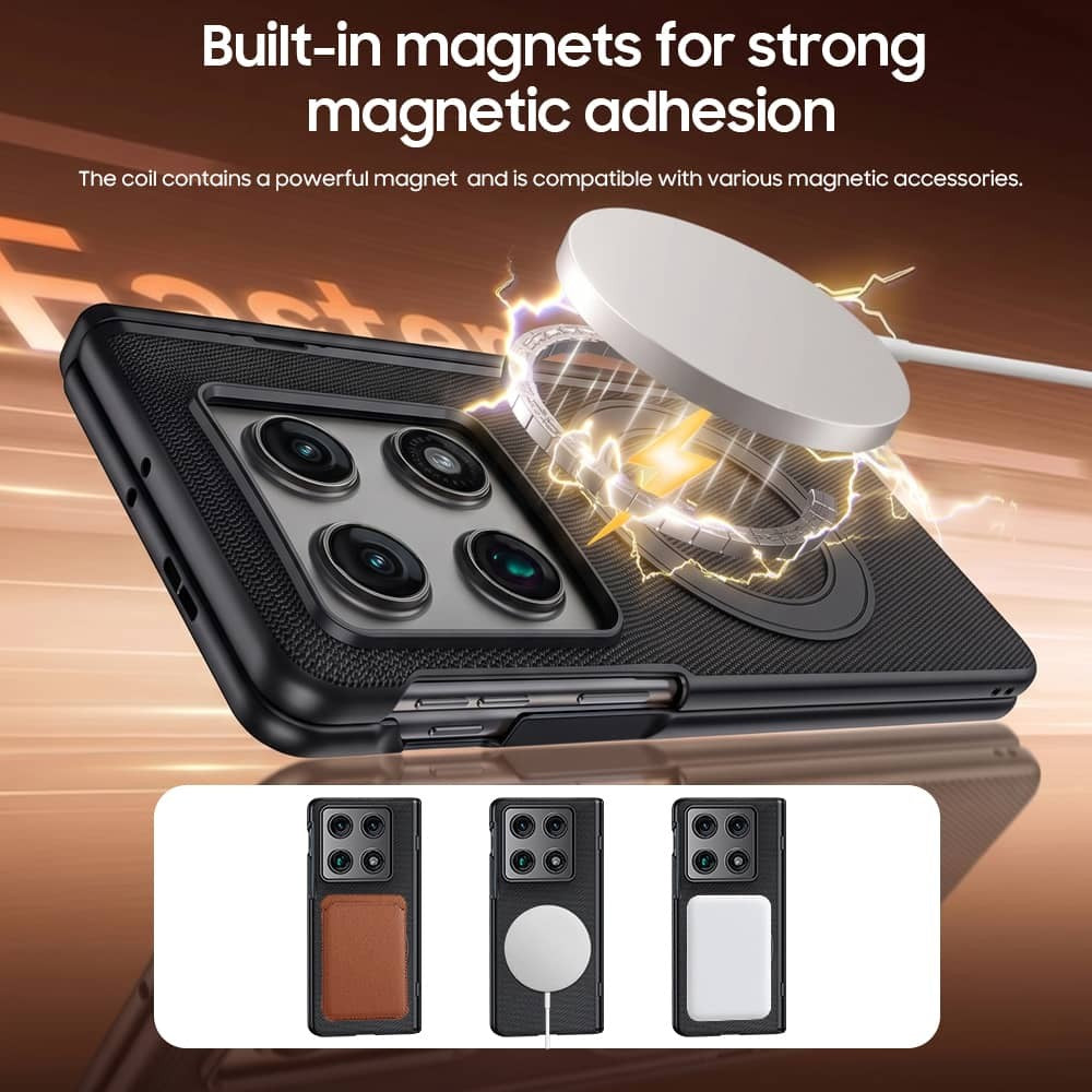 For Motorola Razr Fold Case Magnetic Ring Stand Hinge Rugged Protector Case
