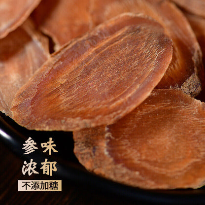 200g Dry Ginseng Root 10 Years Slices Red Ginseng Slices Herbs Tea Health