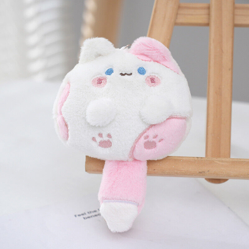 Kawaii Cat Plush Doll Pendant Cute Soft Stuffed Keychain Lovely Bag Decoration