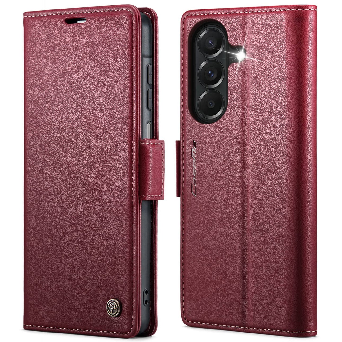 For Samsung Galaxy A27 Wallet Case with Card Holder, RFID Blocking Leather Cover