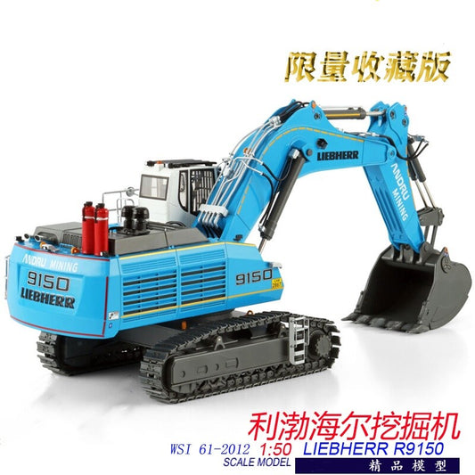 1:50 WSI Liebherr ANDRU MINING R9150 Excavator Construct Machine Diecast Model