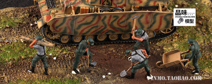1/72 German Logistics Clearance Soldier 5 Soldier Model