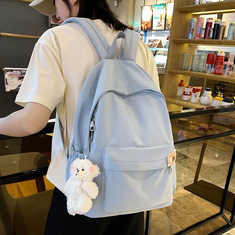 Oxford Backpack Waterproof School Bag Ladies Travel Bag Multiple Pocket Backpack