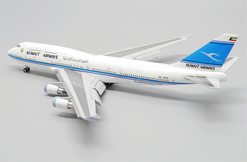 JC Wings Kuwait Airways for Boeing 747-400 9K-ADE Flaps Down 1/400 Plane Model