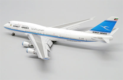 JC Wings Kuwait Airways for Boeing 747-400 9K-ADE Flaps Down 1/400 Plane Model