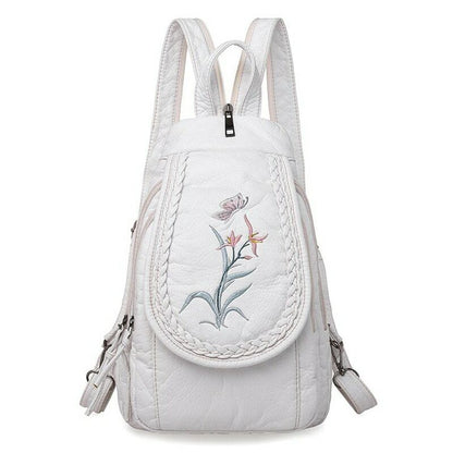 High Quality Backpack Women New Leather Backpack School Bag for Teenage Girls