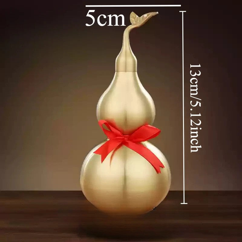 1pc Chinese Style Gourd Ornament Feng Shui Decor Entrance Decor Gourd Handicraft