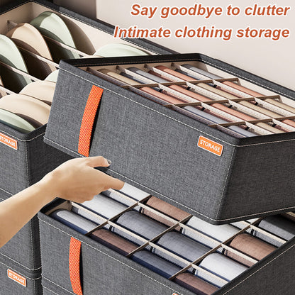 Drawer Organiser Wardrobe Neat Tidy Storage Box for Bra Underwear Socks Storage