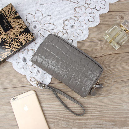 Wallet Cow Leather Card Coin Holder Money Clip Long Phone Clutch Cash Pocket 1PC