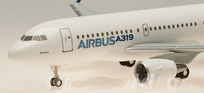 1:200 Hogan AIRBUS A319 Passenger Airplane ABS Plastic Aircraft Plane Model