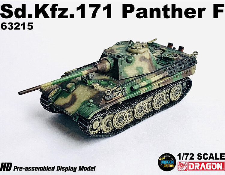 1:72 DRAGON ARMOR Sd.Kfz.171 Panther F Medium Tank Diecast PVC Military Model