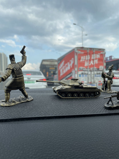 1:72 The Soviet Union CCCP IS-2 Heavy Tank Model All-metal Bronze