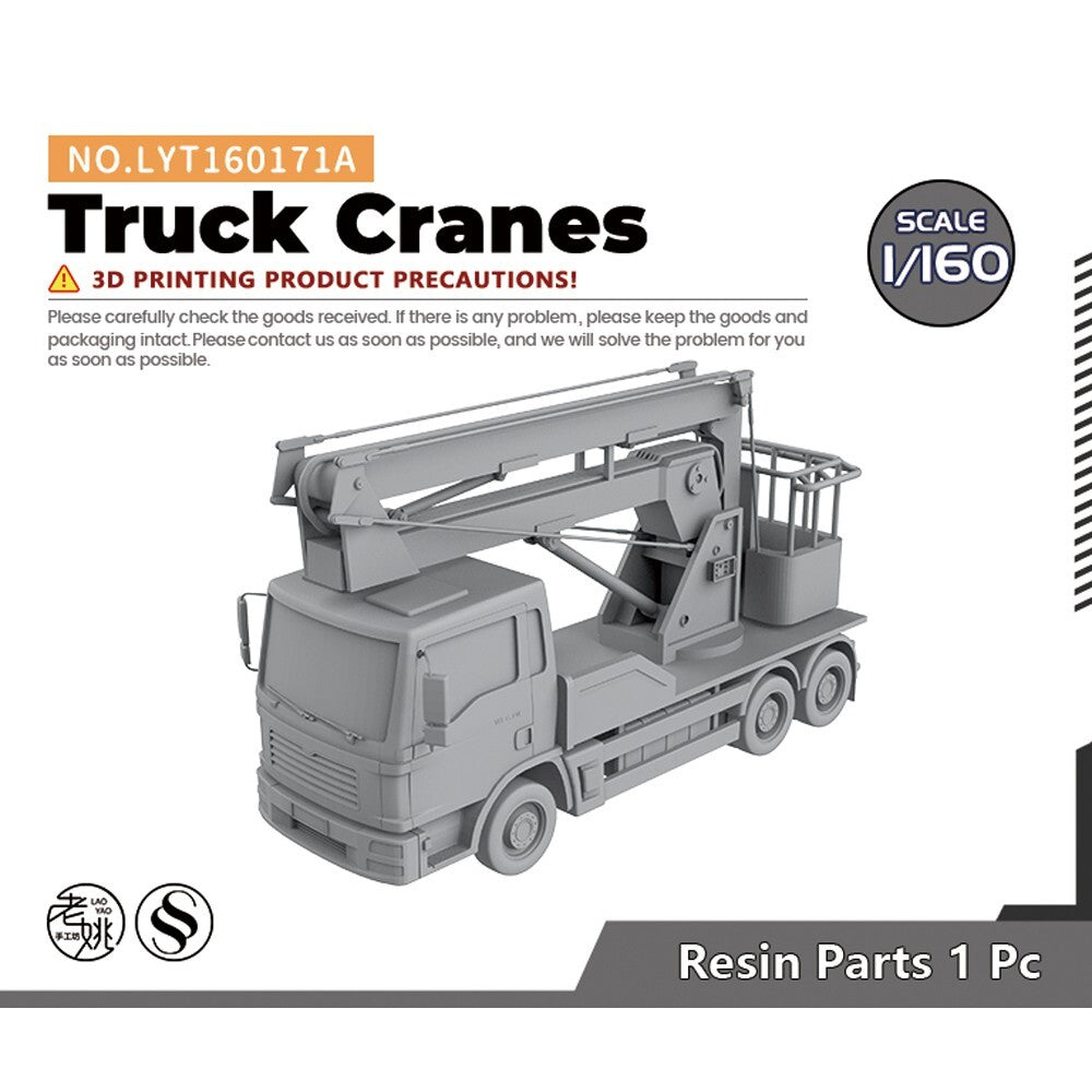 Scene Model LYT160171A 1/160 N Scene Model Truck Cranes