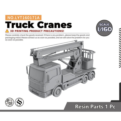 Scene Model LYT160171A 1/160 N Scene Model Truck Cranes