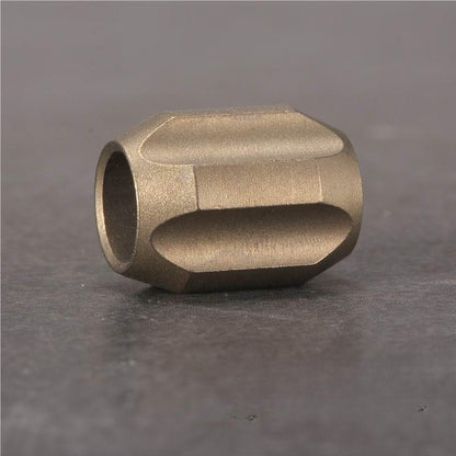 Titanium Alloy Knife Lanyard Bead Paracord Bracelet Bead Necklace Pendant DIY