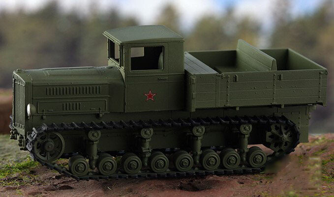 Easy Model WWII Soviet artillery heavy trailer transport 1/72 FINISHED MODEL
