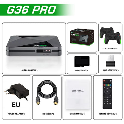 G36 PRO game console TV set-top box 4K dual system wireless home play console