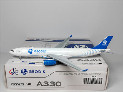1:400 JC Wings GEODIS A330-300F Passenger Airplane Diecast Aircraft Model