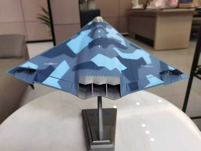 1:64 36CM CHINA J-36 The Sixth-generation Fighter Plane Diecast Aircraft Model