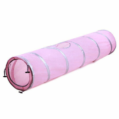 Cat Tunnel Toy Indoor Collapsible Tube Kitty Bored Pet Hole Puppy Kitten Rabbit