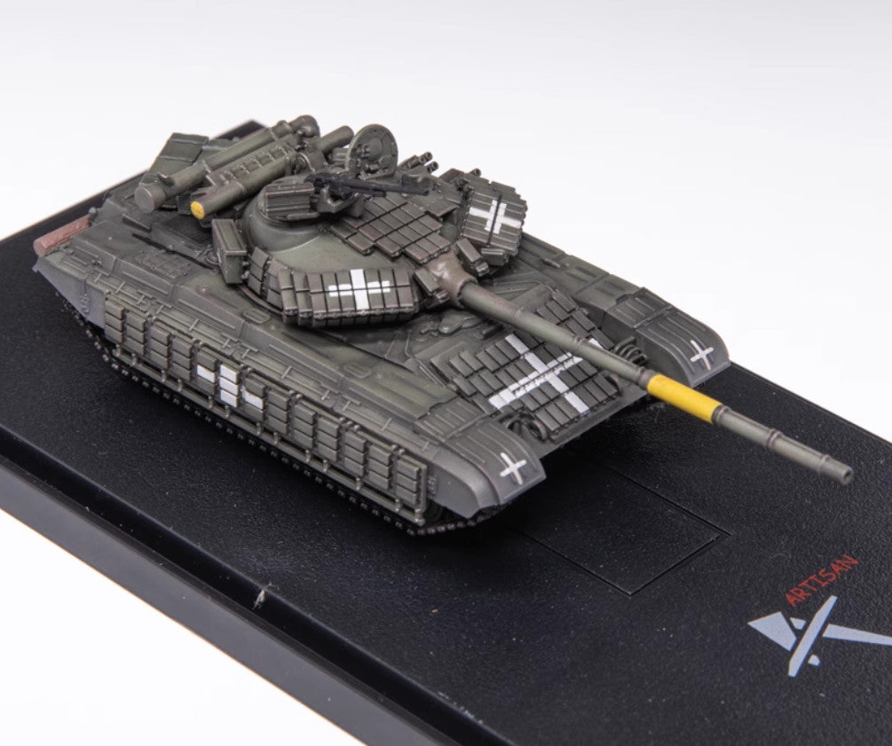 1:72 ARTISAN Ukraine T-64BV Main Battle Tank Plastic Diecast Army Armor Model