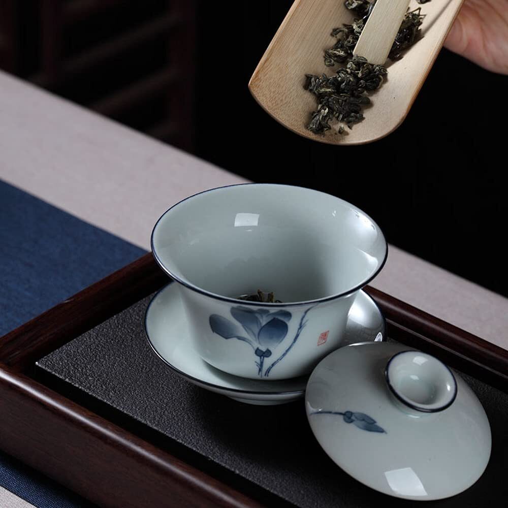 165ml Porcelain Gaiwan Cover Bowl Teacup Bowl Tea Ware Creative Kung Fu Tea Set