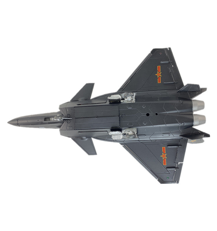 1:60 38CM Chinese J-20 Stealth Fighter Airplane Diecast Military Aircraft Model