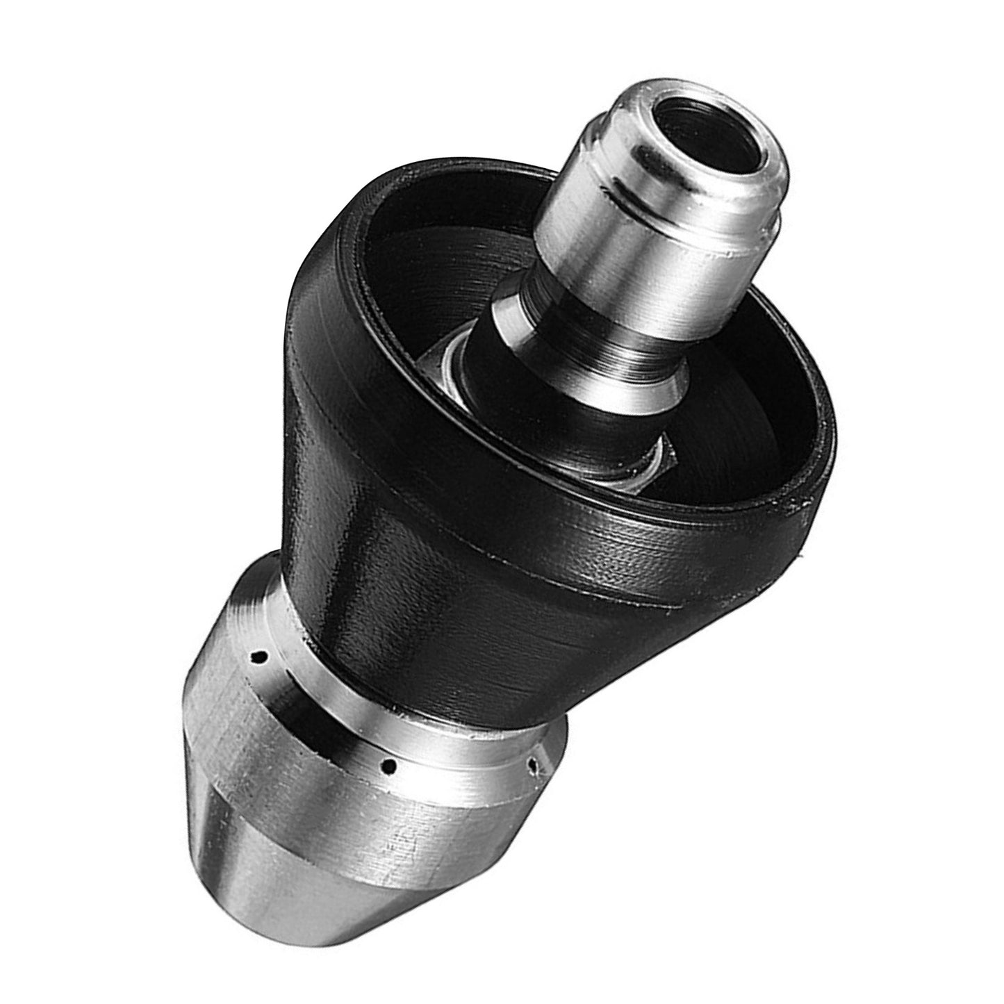 1 Front 6 Rear 3/8" Pressure Washer Drain Cleaning Sewer Hose Jetter Pipe Nozzle