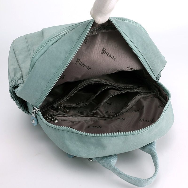 Women Waterproof Nylon Backpack Shoulder Bag Multi-functional Travel School Bags