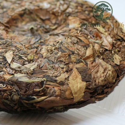 350g White Tea Cake LAO BAI CHA Premium Aged Fuding Shou Mei Long Life Eyebrow