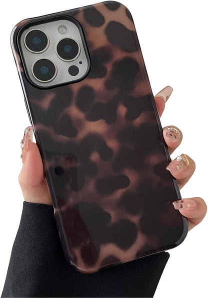 Compatible with Iphone 13 Pro Max Case Tortoise Shell Phone Case for Women Girl