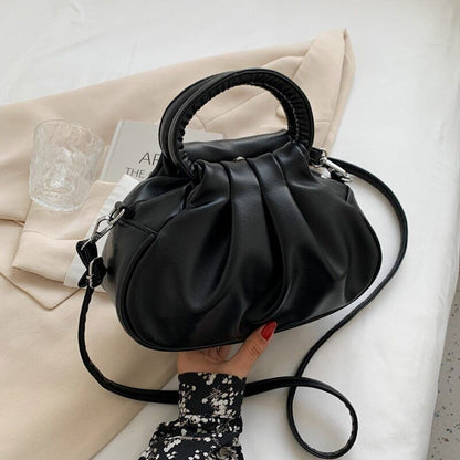 Women Pleated Small Bags Female Tote Bag Ladies High Capacity Handbag
