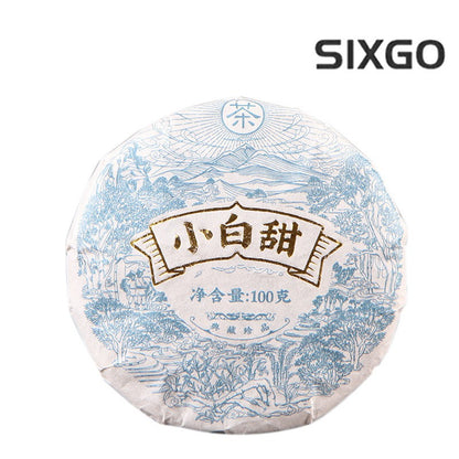 100g 2021 Yunnan High Mountain Ancient Tree White Tea Honey Fragrance Tea Cake