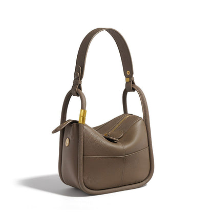 2023 Winter Genuine Leather Shoulder Bag Real Leather Handbag Ladies Bag