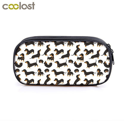 Dog Pencil Bag Stationary Bag Pencil Box School Supplies 24*11*7 CM Accessories