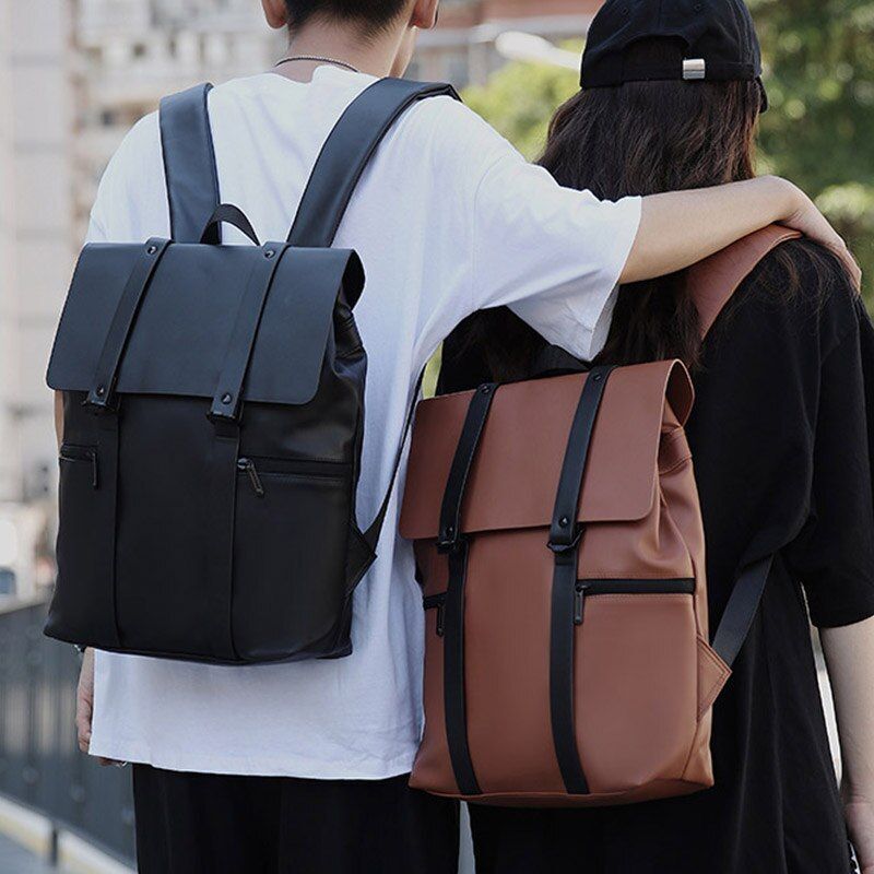 Backpack Waterproof Book Bag Traveling Rucksack Laptop Polyester Purse 26*30 CM