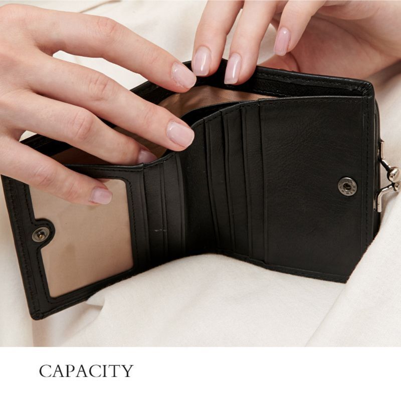 Genuine Leather Wallet RFID Blocking Short Bifold Small Purse Money Holder Bag
