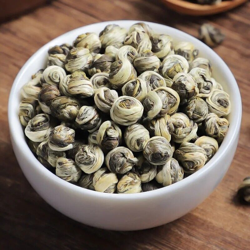 Green Tea New 250g/8.8oz Jasmine Dragon Ball Pearl Flower Tea Jasmine Pearl Tea