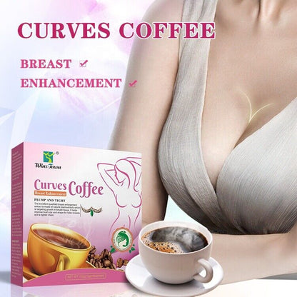 12g*16bags Curves Coffee Breast Enhancement Big Breast Herbal Instant Coffee