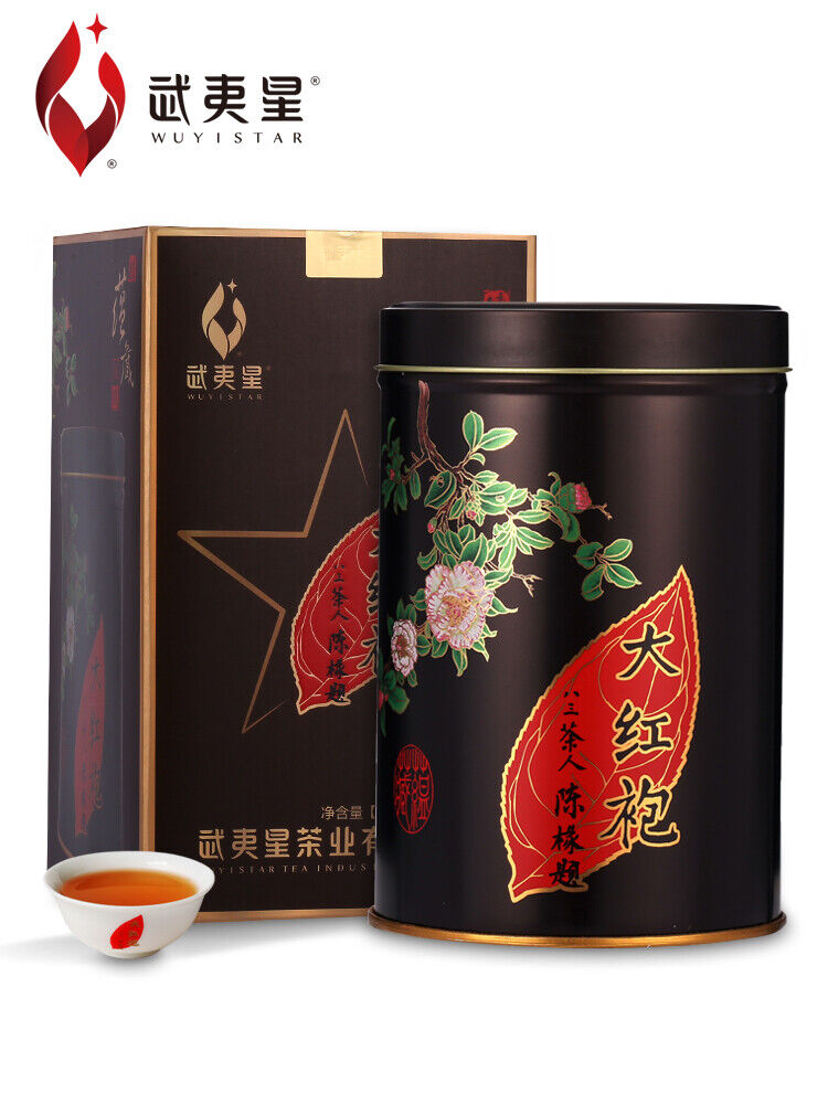 WuyiStar 5 Years Aged Big Red Robe Da Hong Pao Tea Dahongpao Oolong Tea 125g Tin