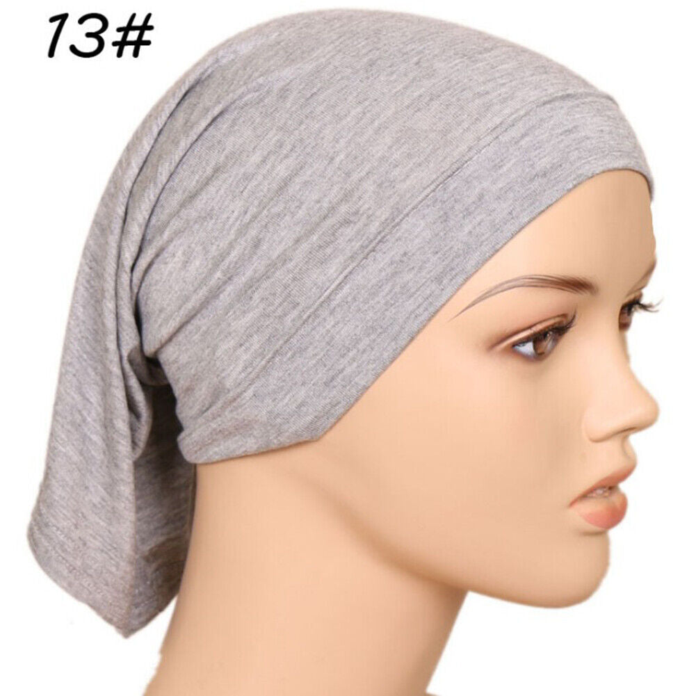Muslim Head scarf Inner Hijab Caps Islamic Underscarf Ninja Scarf hat Unisex