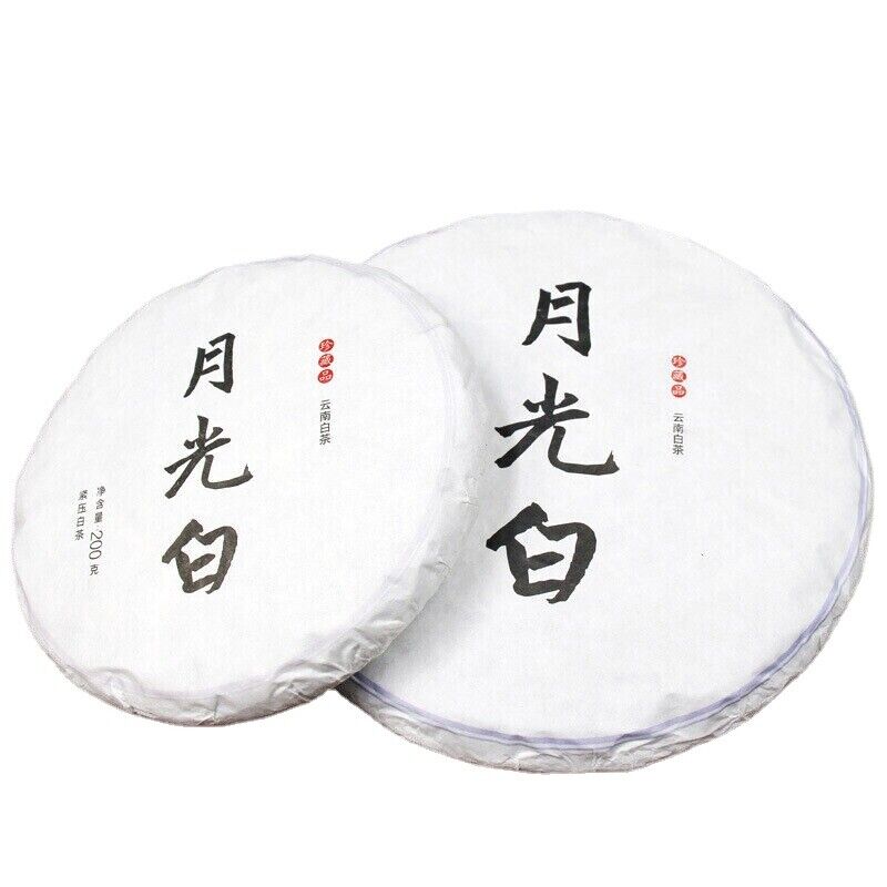 200g Moonlight White Pu-Erh Tea Cake Chinese Aged Pu'er Green Tea Health