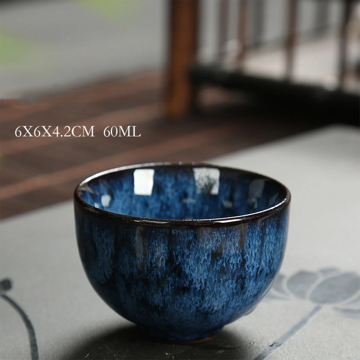 60ml Ceramic Tea Cup Espresso Coffee Colorful Chinese Ceramic Beer Hot Drinks