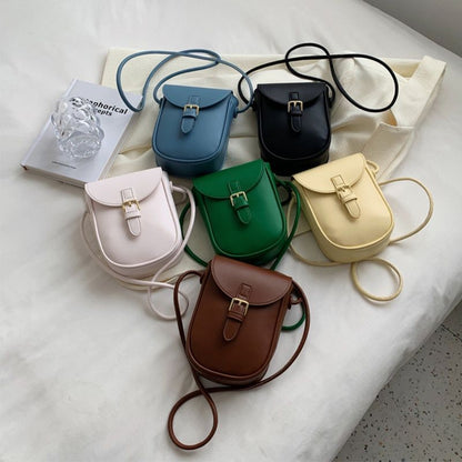 Summer Small Leather Colorful Crossbody Bag Fashion Cute Phone Shoulder Handbag