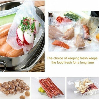 Kitchen Vacuum Sealer Bags Reusable Rolls Fresh-keeping Food Saver Storage 500cm