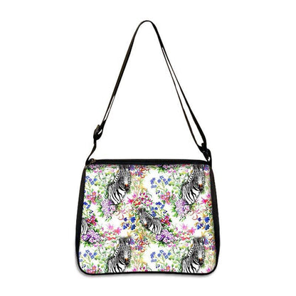 Horse Print Handbag Canvas Shoulder Bag Messenger Bags Travel Crossbody Nylon