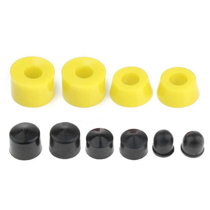 10Pcs Skateboard Truck Bushings Longboard Shock Absorber Washers Accessories PU