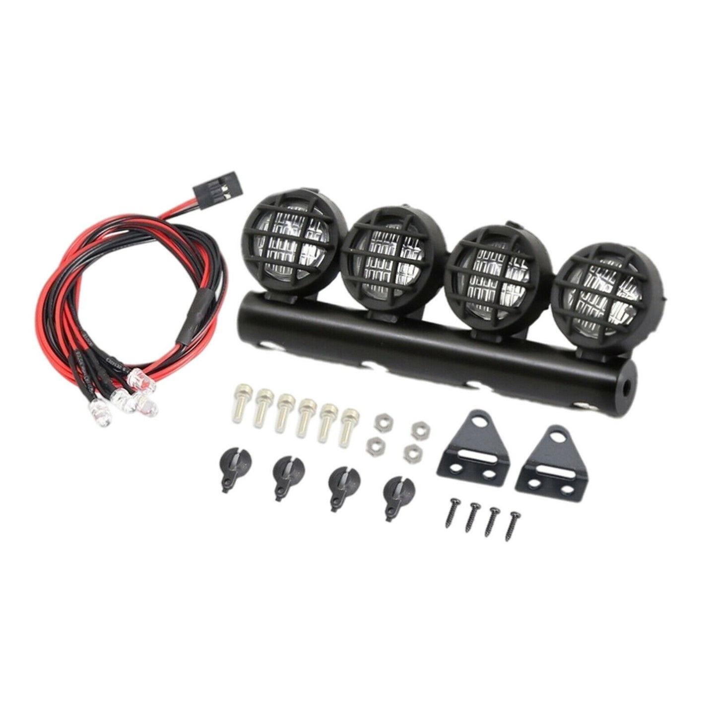 Roof Light Bar Headlight For Axial SCX24 AXI00001 1/24 RC Car Buggy Parts